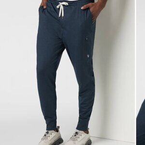 Vuori Men's Sunday Performance Jogger, Size L, Ink Heather